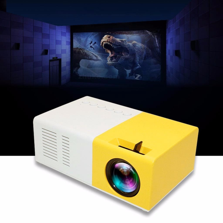 DOS MINI PROYECTOR LED