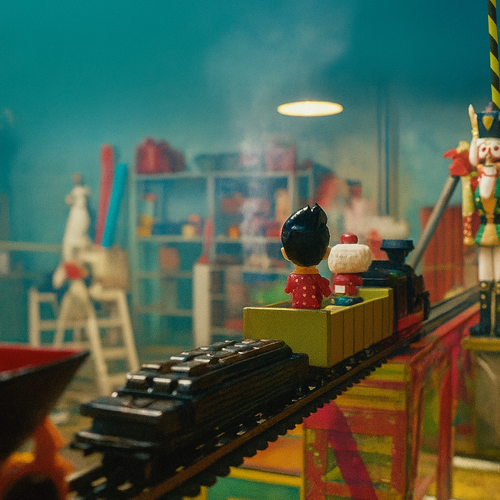 JUEGO DE TREN NAVIDEÑO