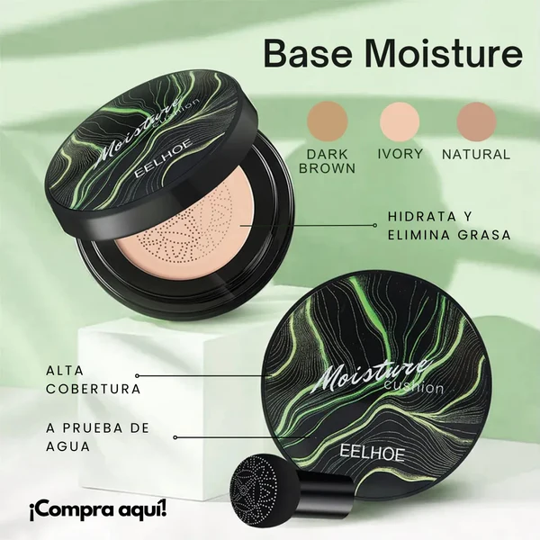 BASE MOISTURE CUSHION TONO NATURAL || ÚLTIMAS 7 UNIDADES